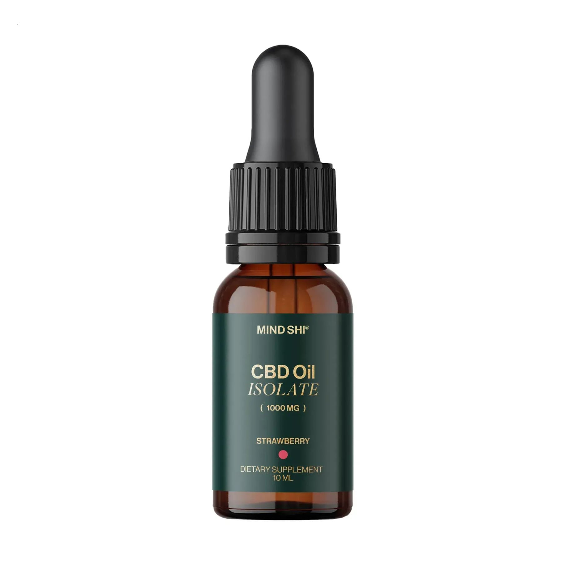 Ізолят олії CBD Mind Shi CBD Oil Isolate 1000 мг, зі смаком полуниці, 10 мл